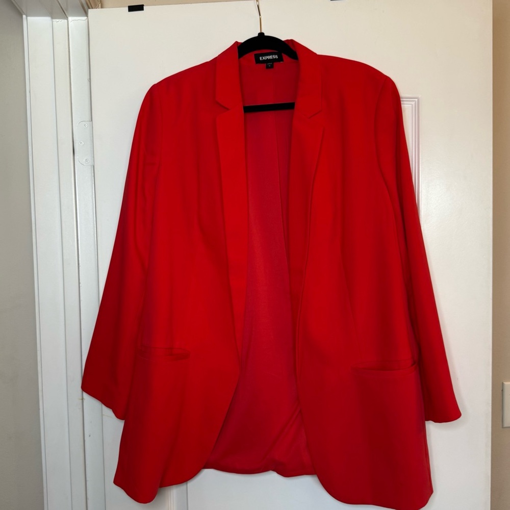 Express Red Blazer